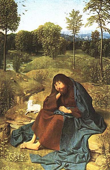 Geertgen Tot Sint Jans Geertgen painting John the Baptist in the Wilderness